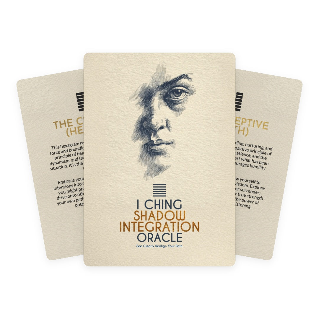 I Ching Shadow Integration Oracle - 78 Card Oracle Deck