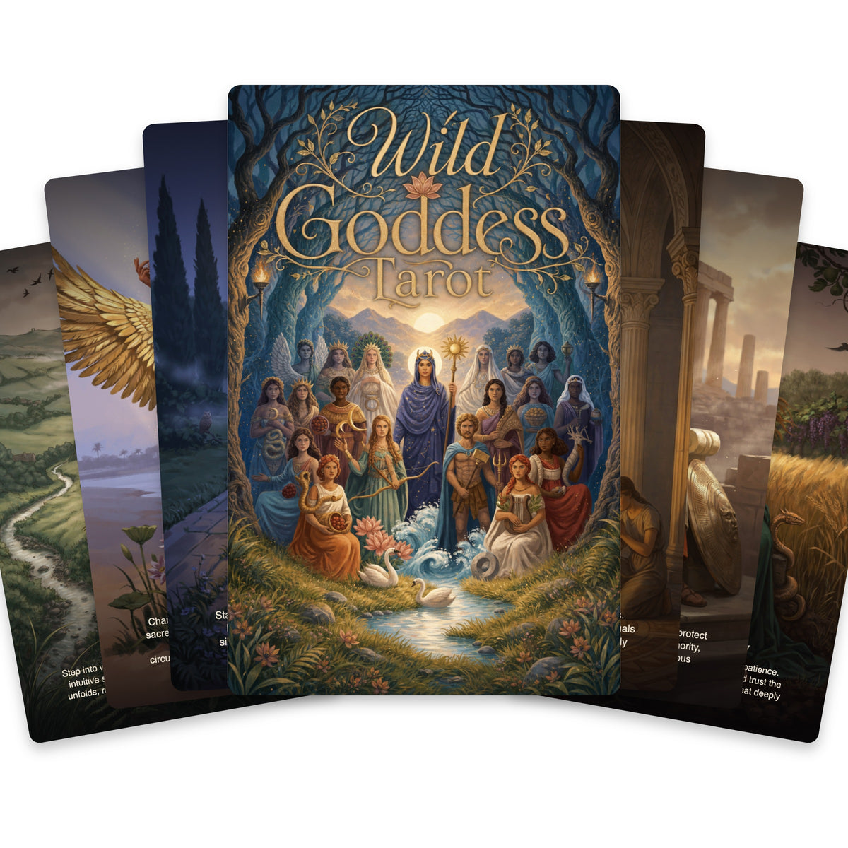 Wild Goddess Tarot — arrangement 1