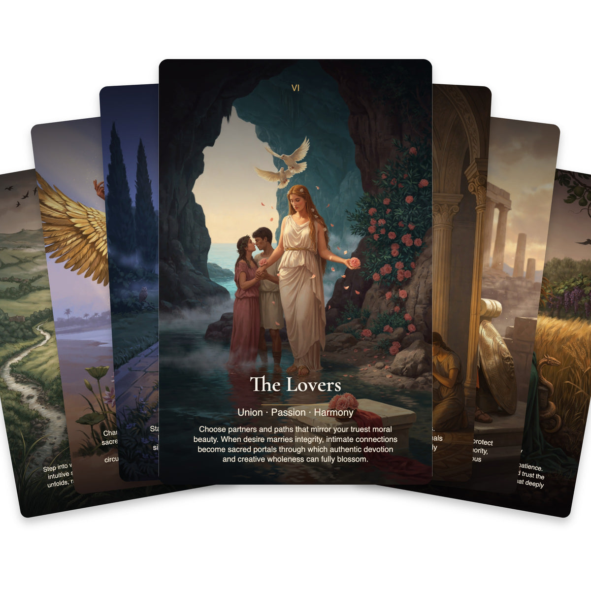 Wild Goddess Tarot — arrangement 2
