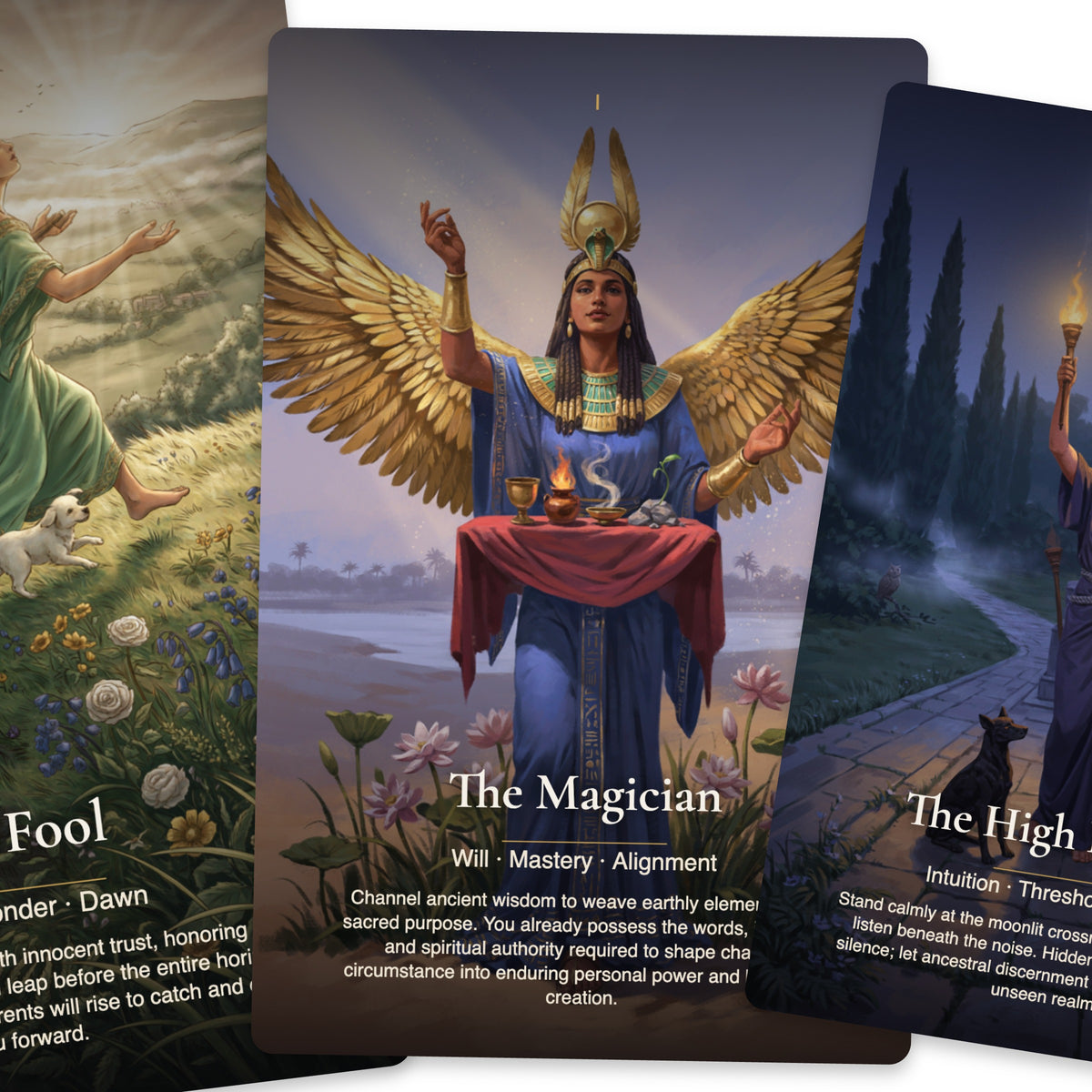 Wild Goddess Tarot — arrangement 4