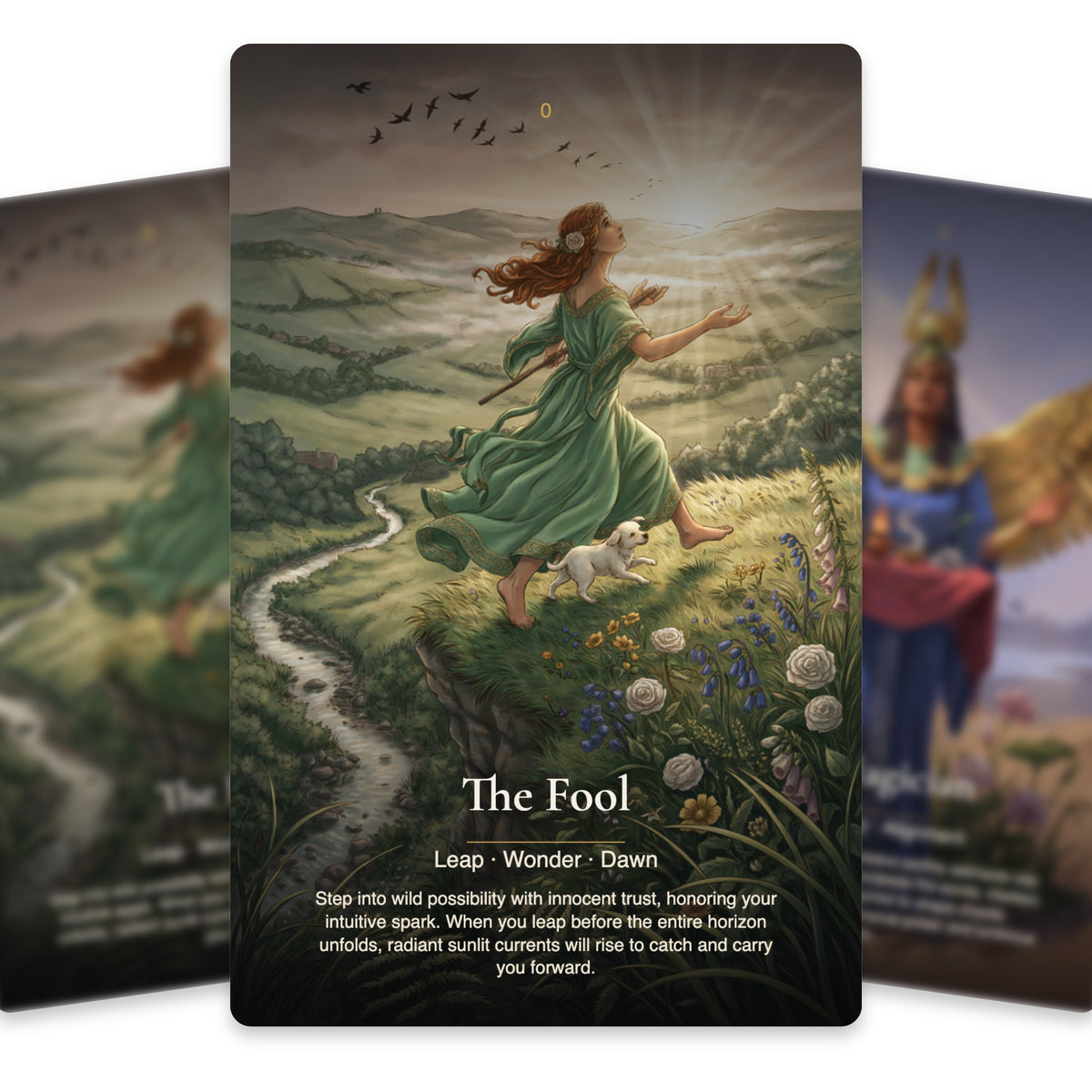 Wild Goddess Tarot — arrangement 5