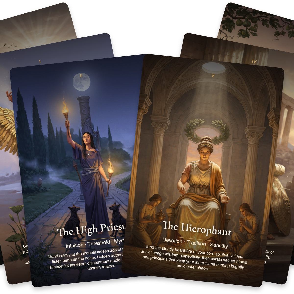 Wild Goddess Tarot — arrangement 6