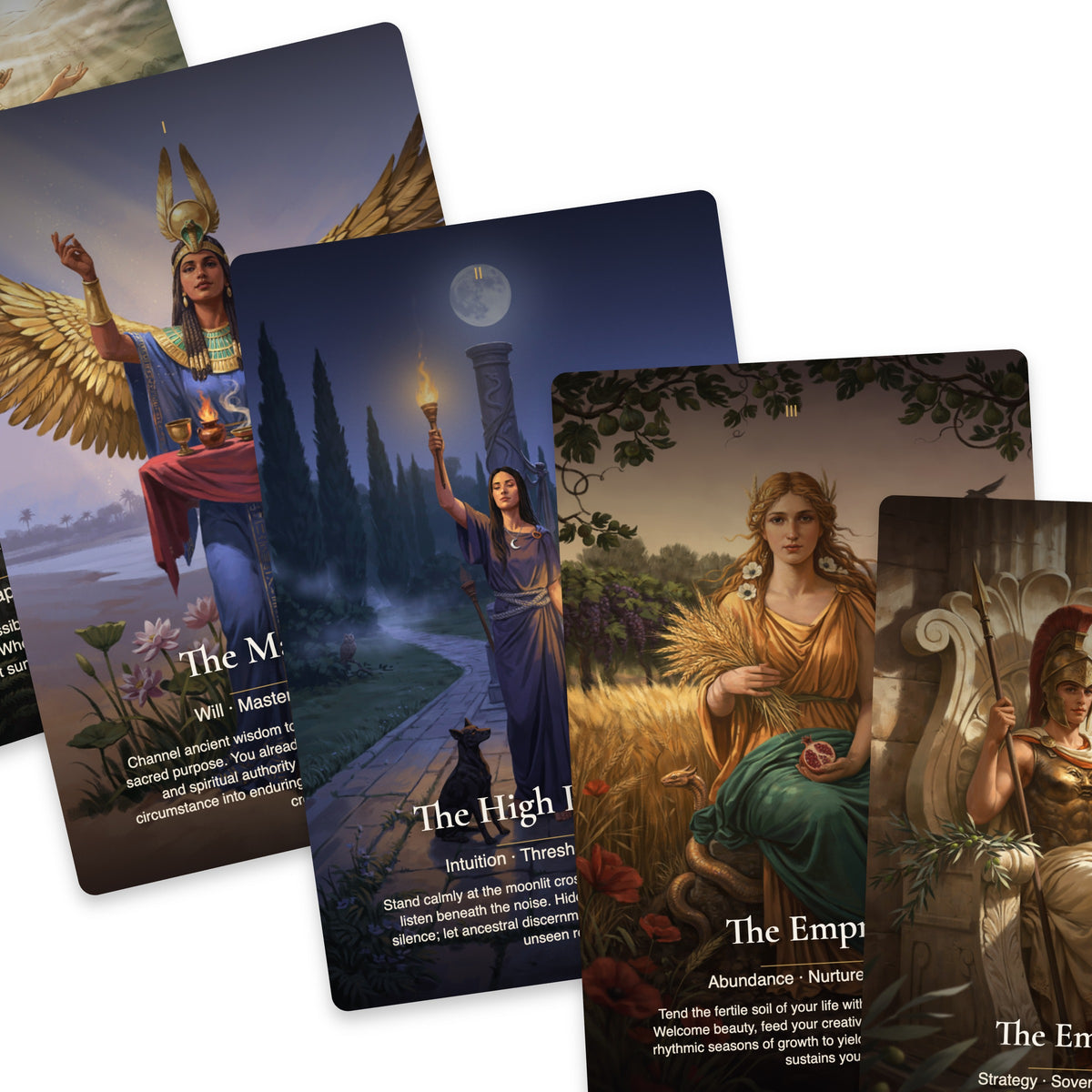 Wild Goddess Tarot — arrangement 8