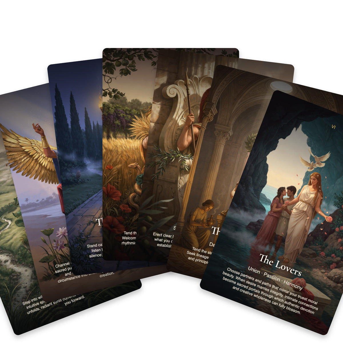 Wild Goddess Tarot — arrangement 9