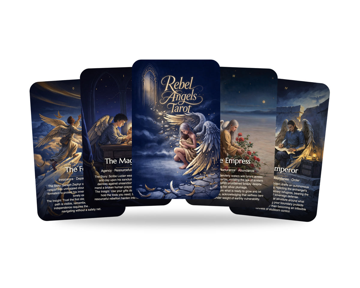 Rebel Angels Tarot — arrangement 1