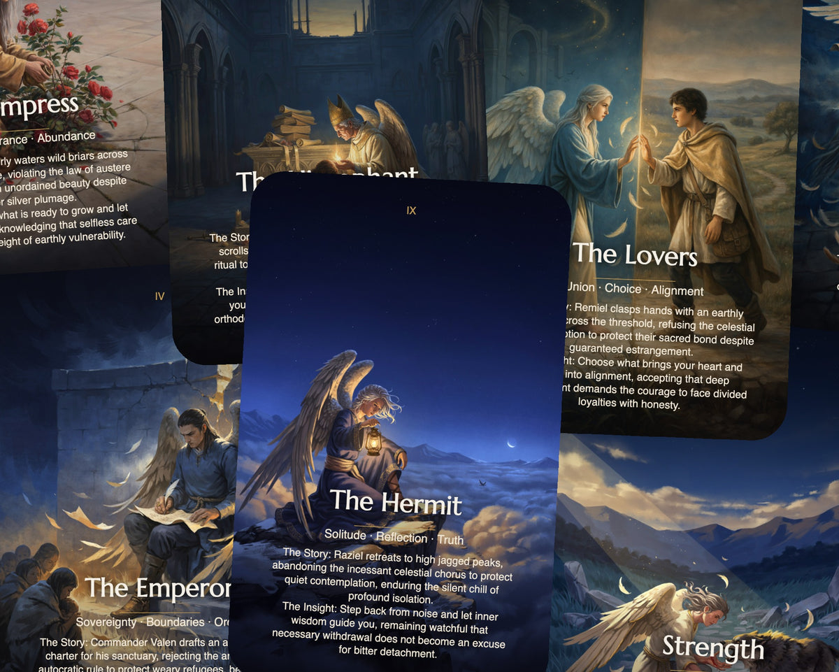 Rebel Angels Tarot — arrangement 2