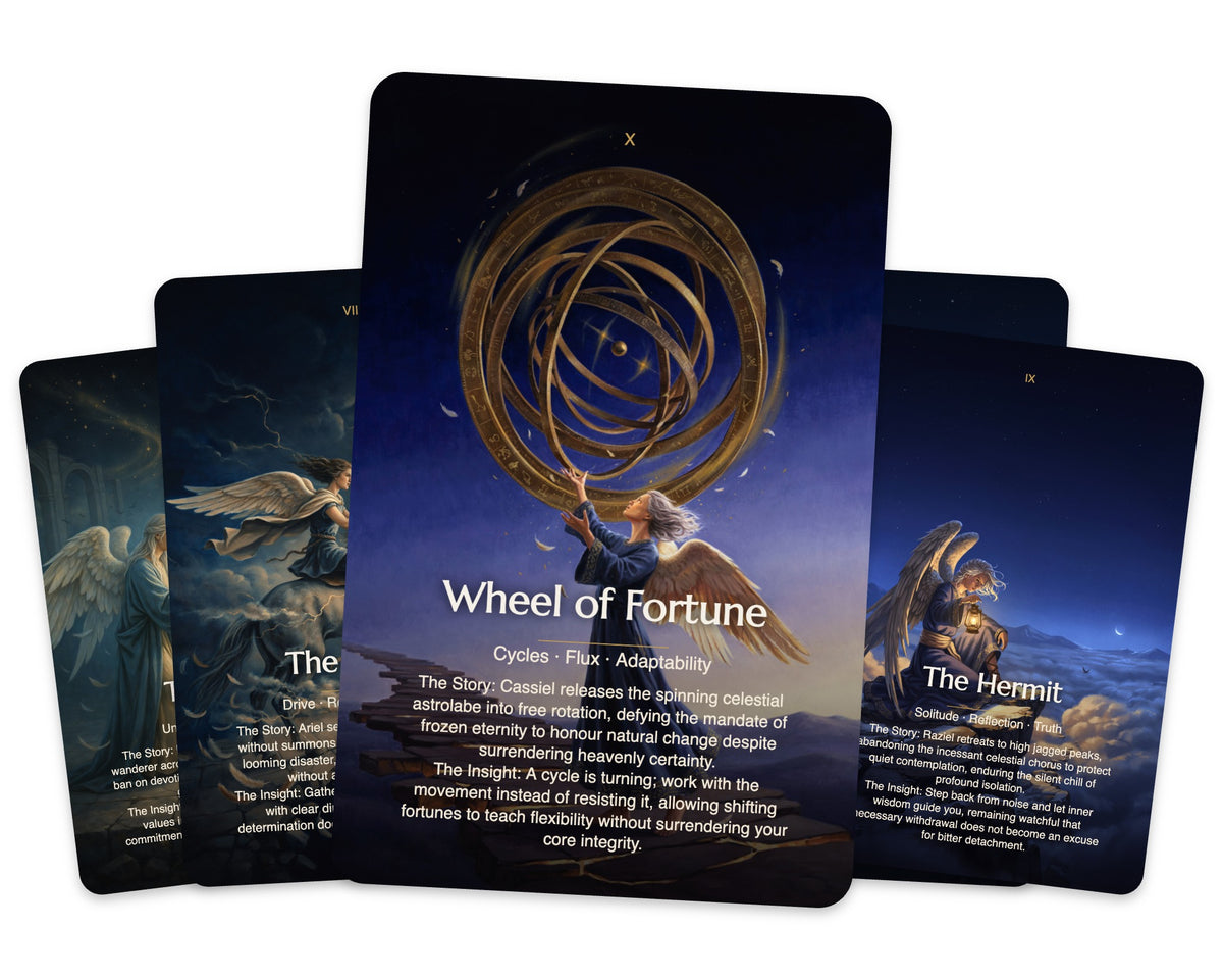 Rebel Angels Tarot — arrangement 3