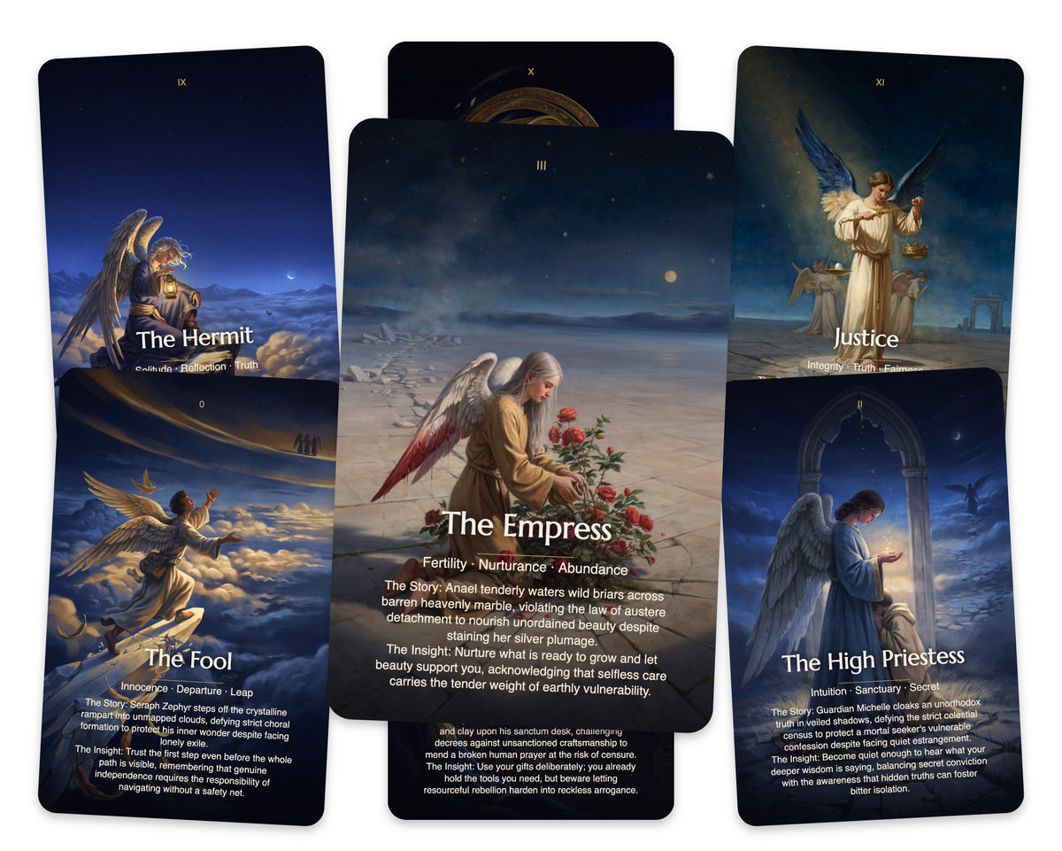 Rebel Angels Tarot — arrangement 4