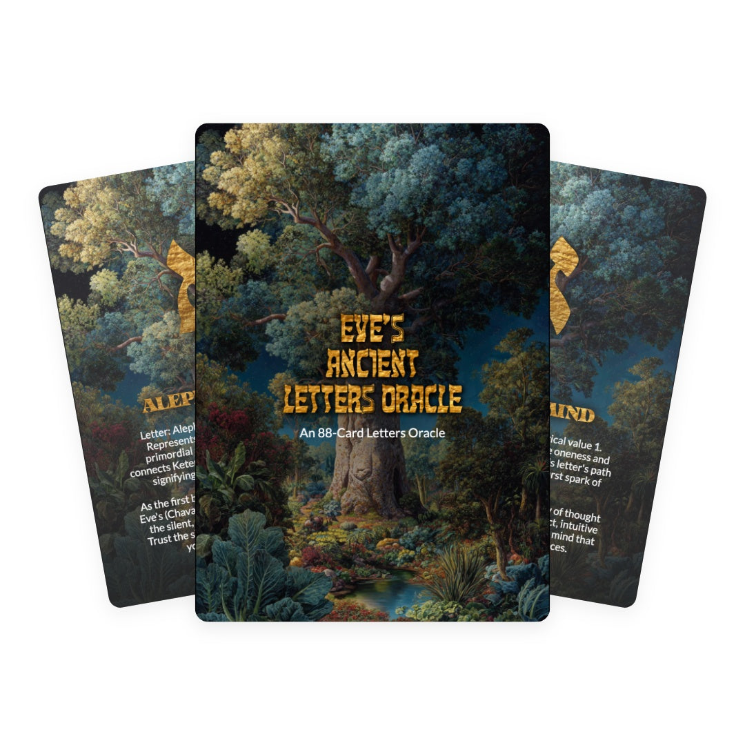 Eve's Ancient Letters Oracle - 88 Cards Deck