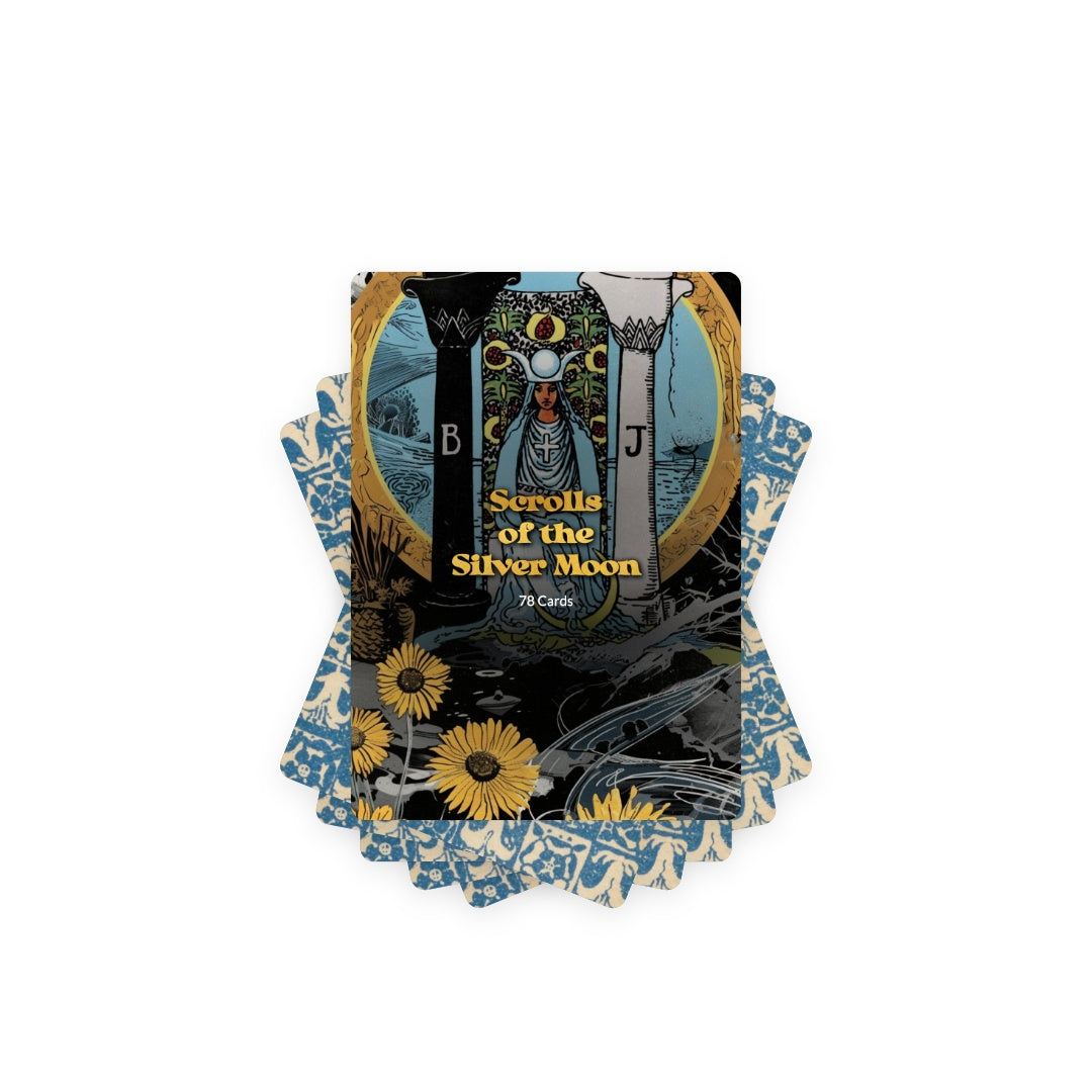 Scrolls of the Silver Moon Tarot - 78 Cards
