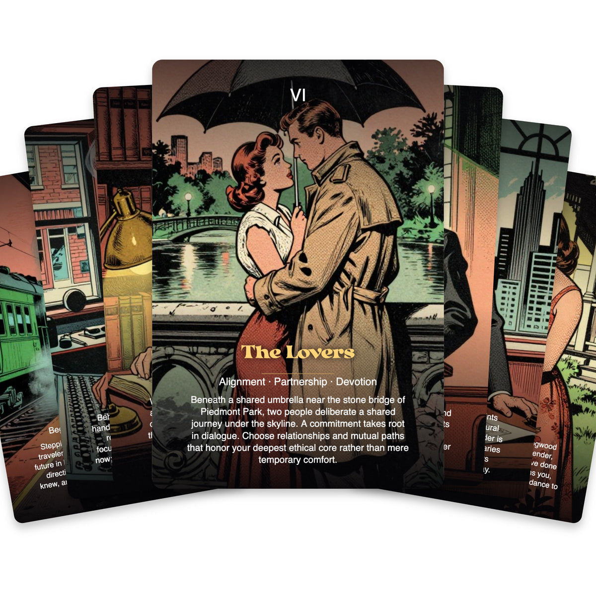 The Tarot of Atlanta — arrangement 3