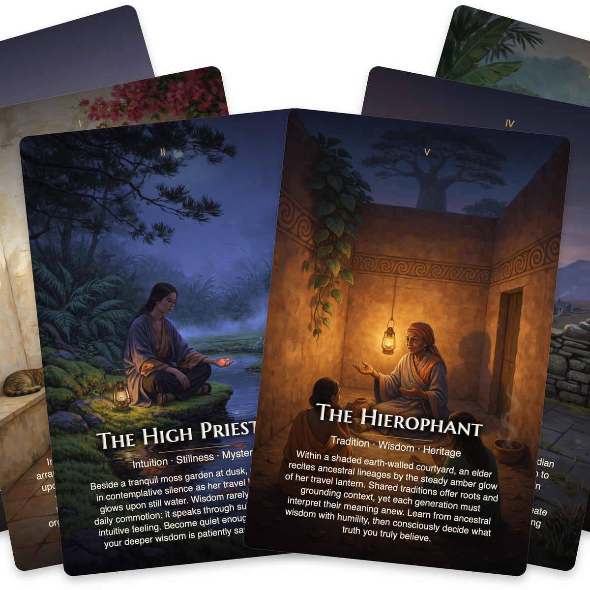 Witches of the World Tarot — arrangement 6