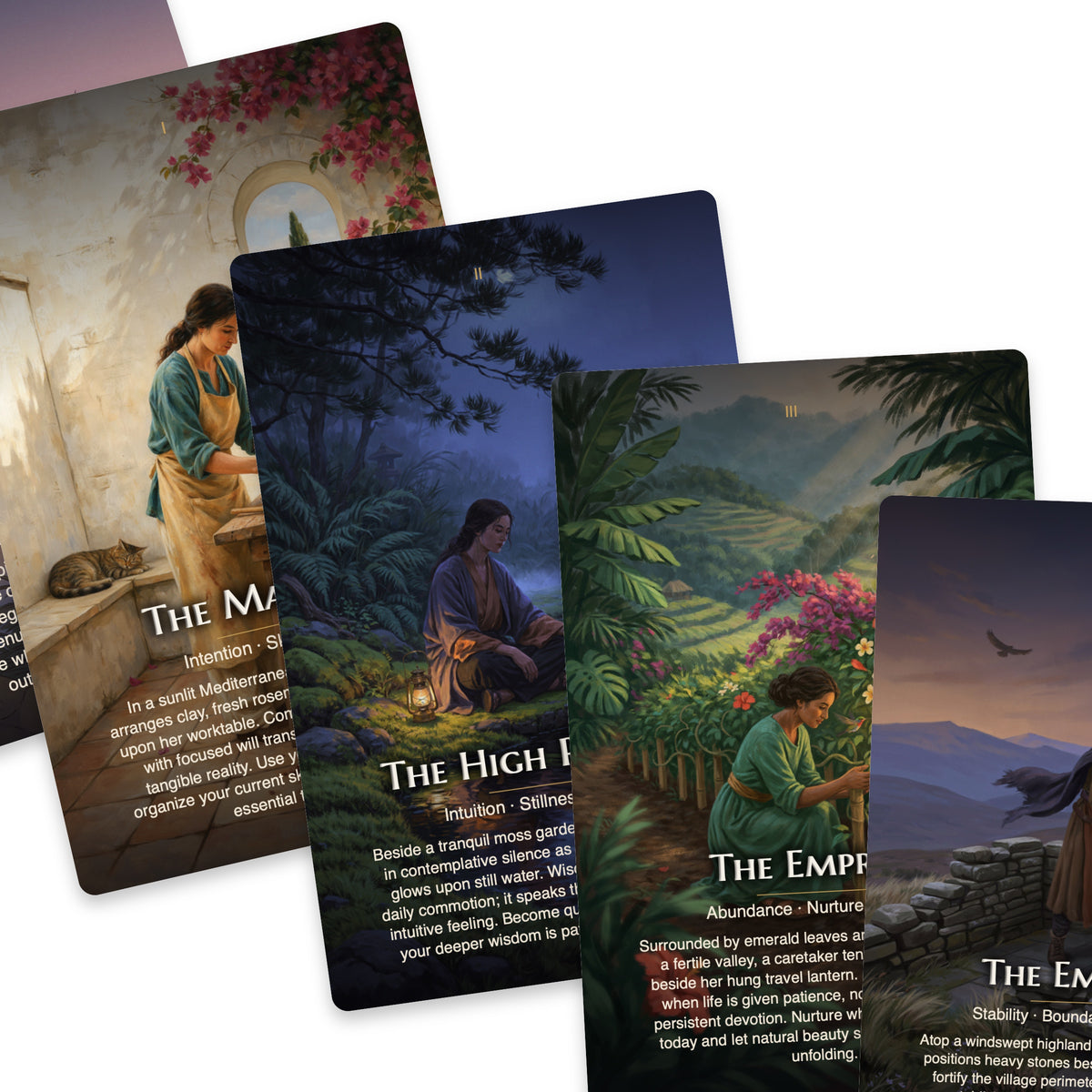 Witches of the World Tarot — arrangement 8