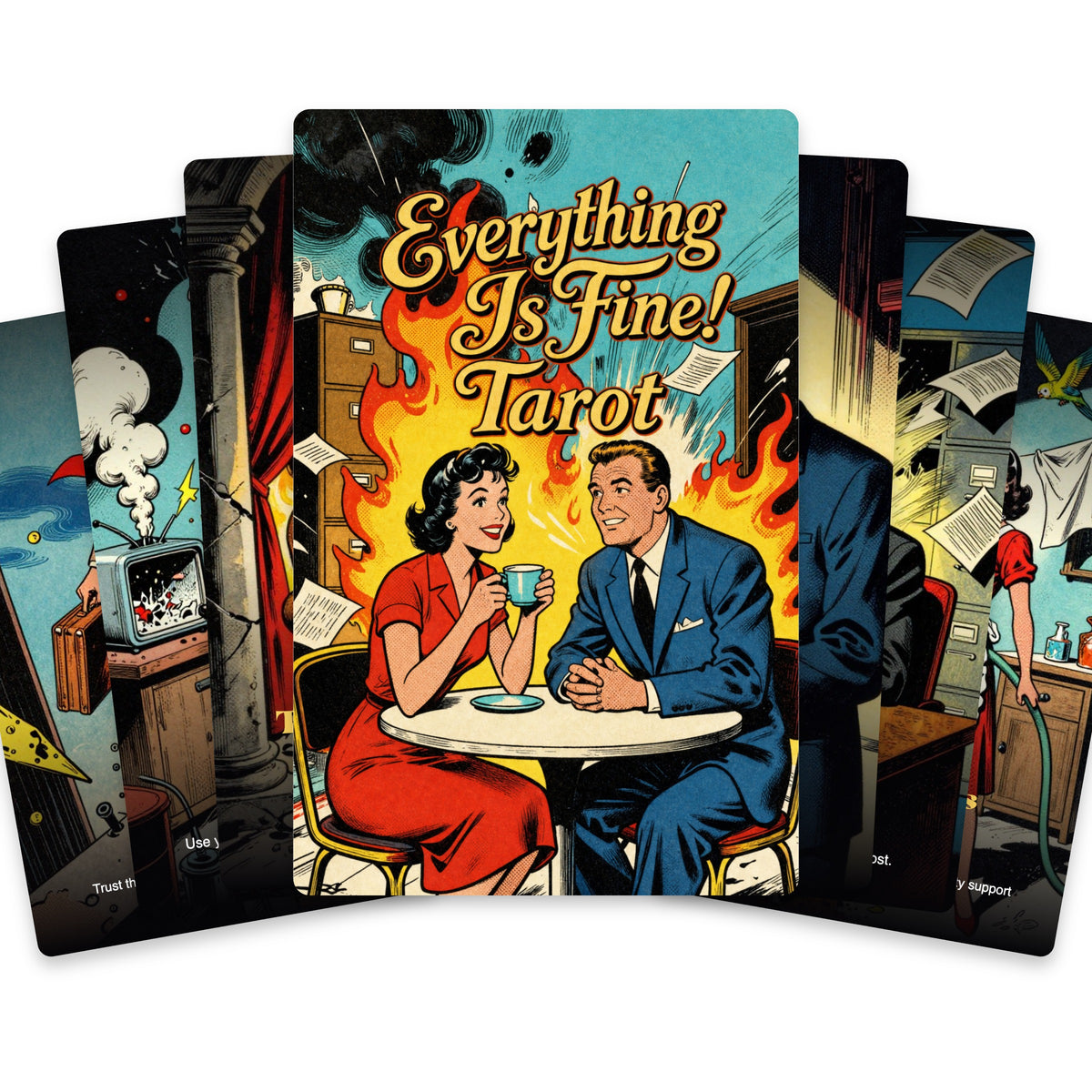 Everything Is Fine! Tarot — arrangement 1