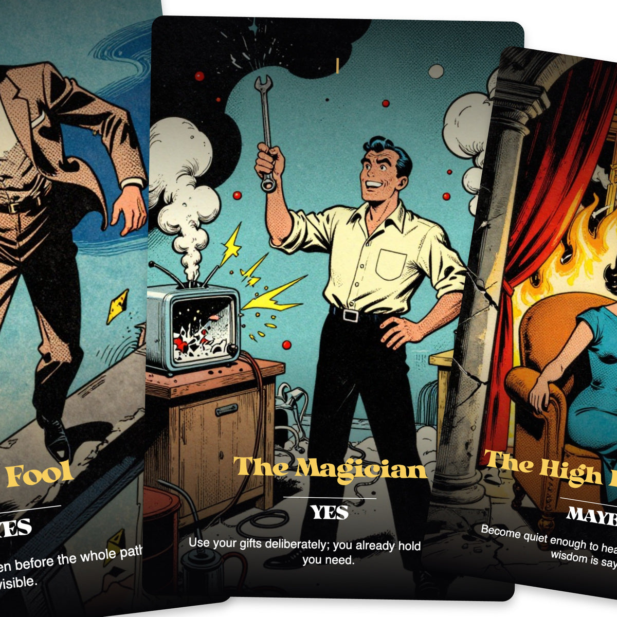 Everything Is Fine! Tarot — arrangement 4