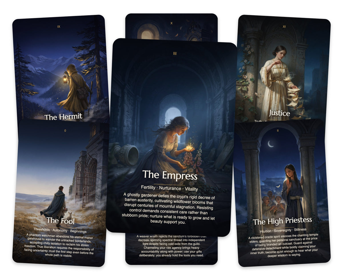 Rebel Spirits Tarot — arrangement 4