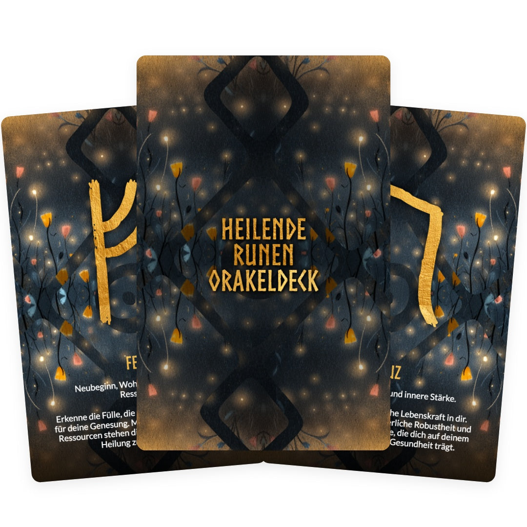 Heilende Runen-Orakeldeck (Deutsch)