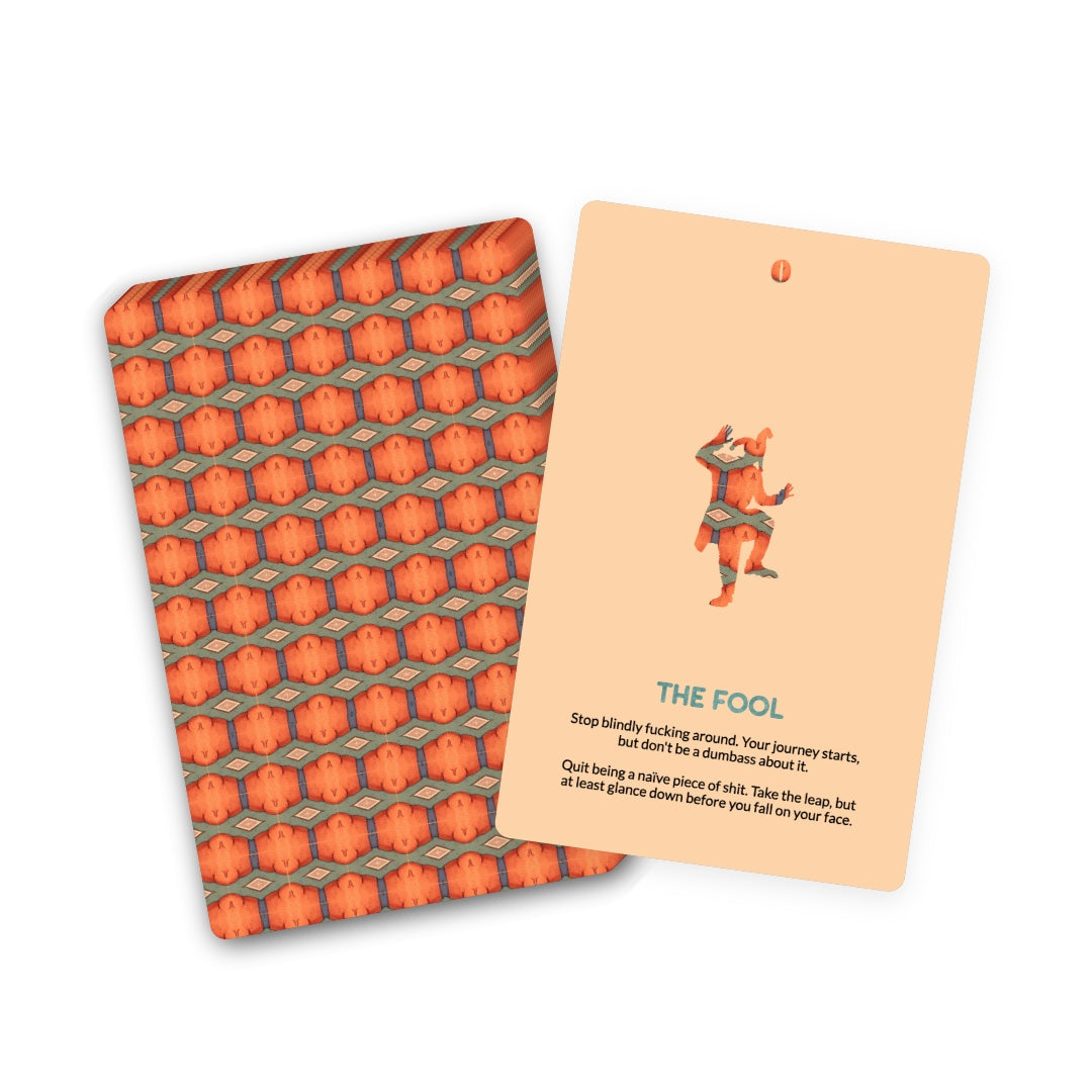 Wake the fuck Up Tarot - Major Arcana