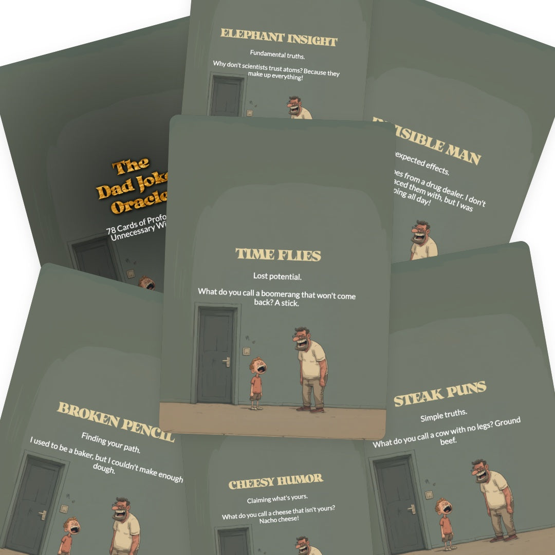 Dad Joke Oracle - 78 Cards of Profoundly  Unnecessary Wisdom
