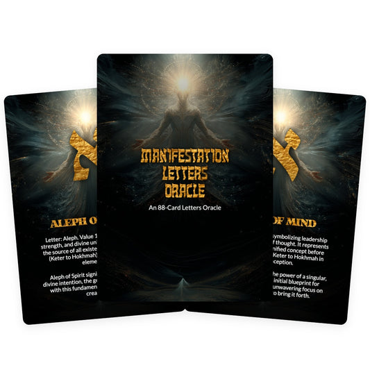 Manifestation Letters Oracle - 88 Cards Deck
