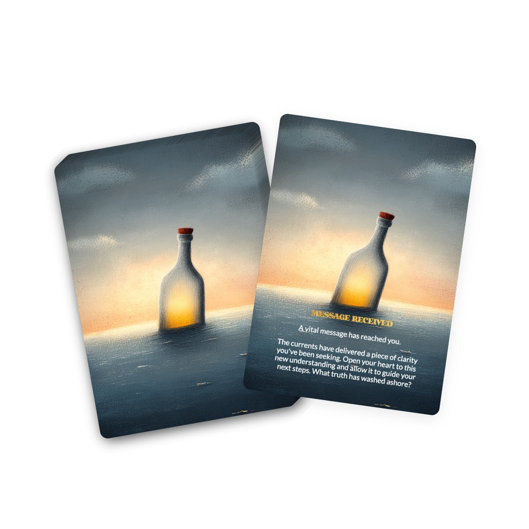 One Bottle, 78 Messages - Oracle Cards