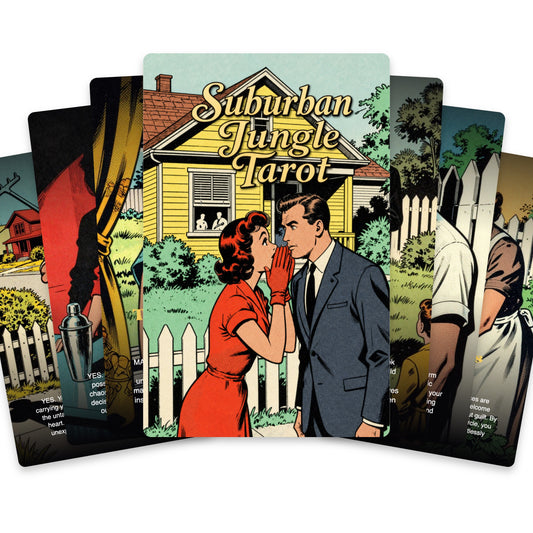 Suburban Jungle Tarot — arrangement 1
