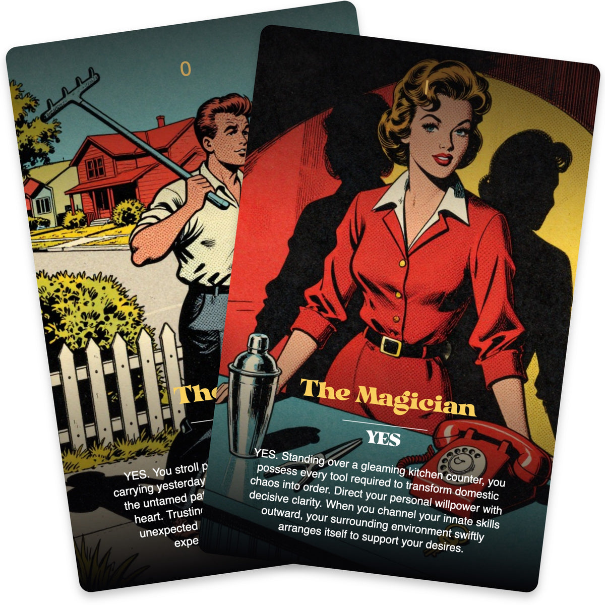 Suburban Jungle Tarot — arrangement 10