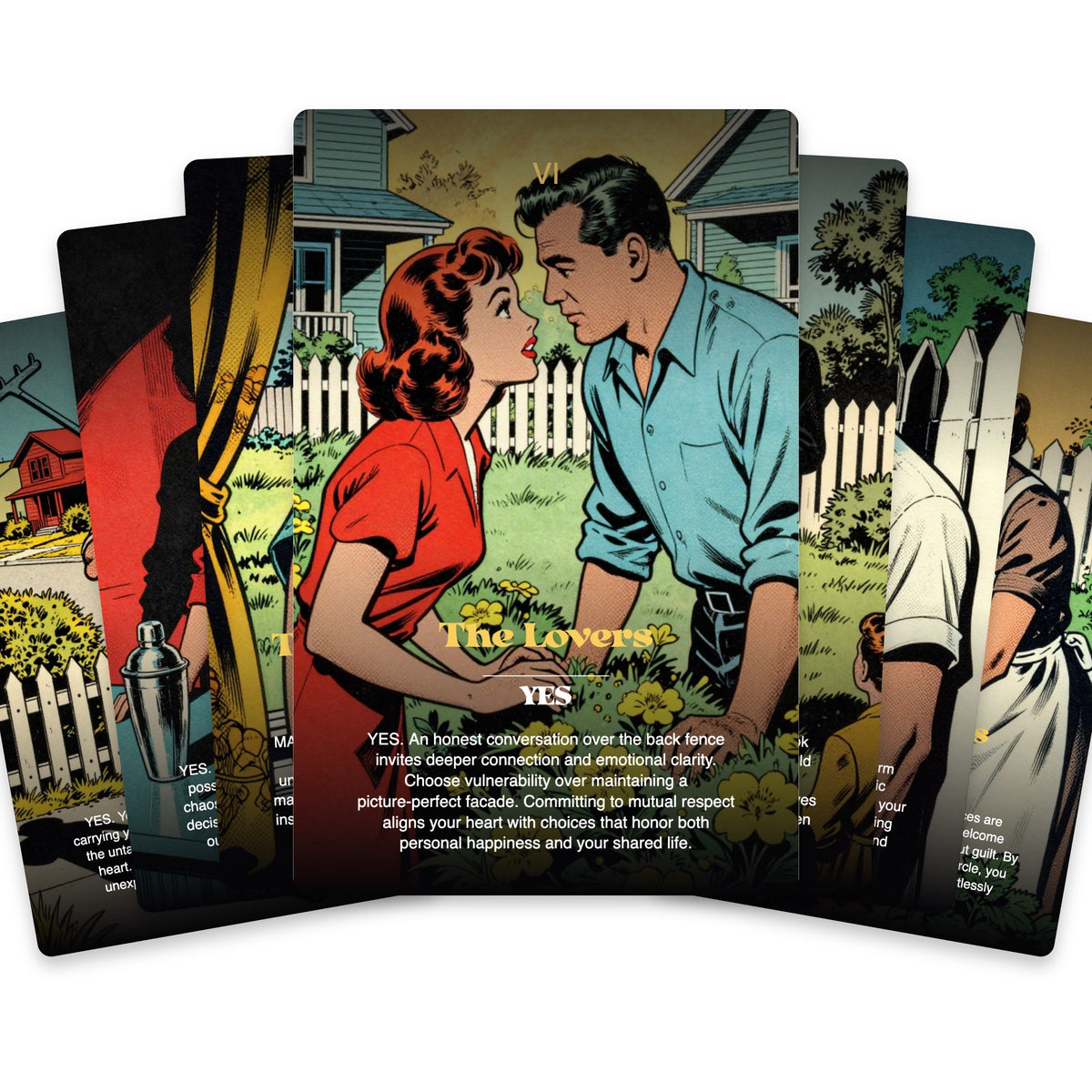 Suburban Jungle Tarot — arrangement 2