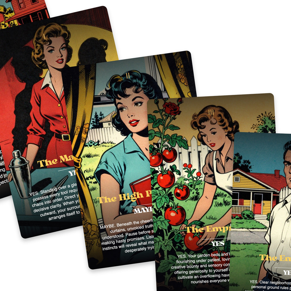 Suburban Jungle Tarot — arrangement 8