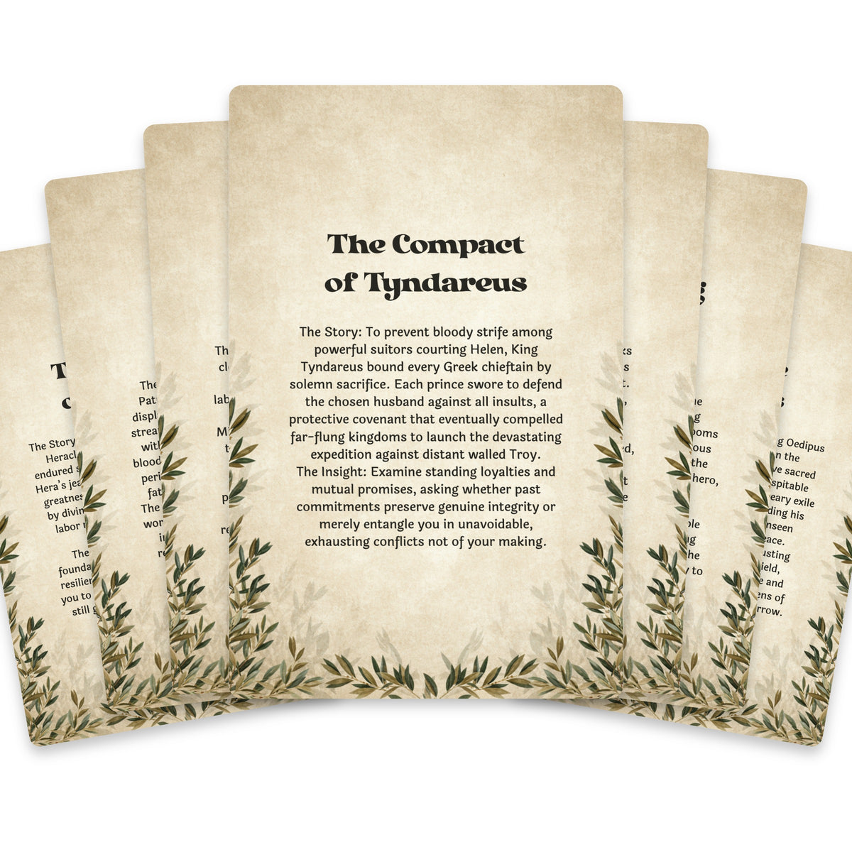 The Oracle of Greek Heroes – Ancient Greek Heroes Oracle Cards, 22-Card Mythology Deck — arrangement 2