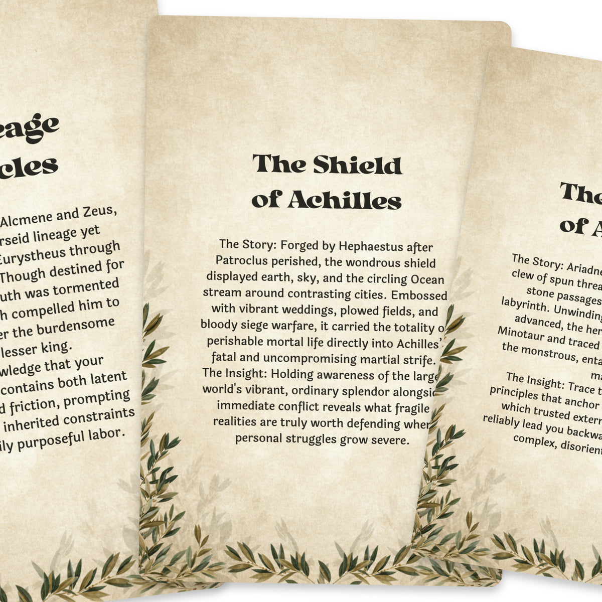 The Oracle of Greek Heroes – Ancient Greek Heroes Oracle Cards, 22-Card Mythology Deck — arrangement 4