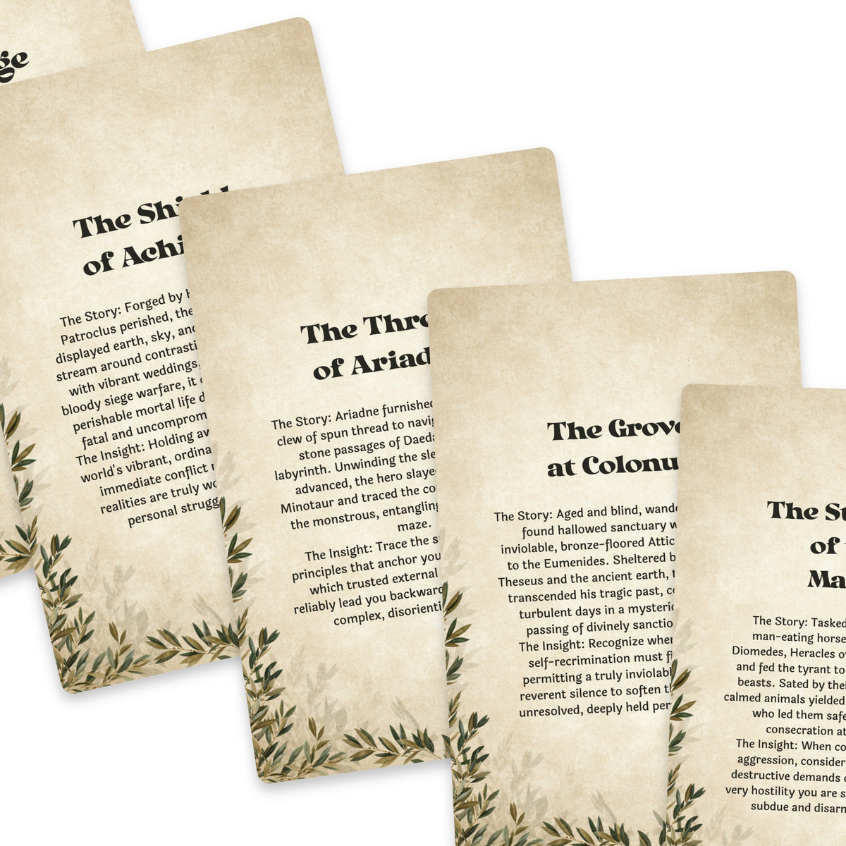 The Oracle of Greek Heroes – Ancient Greek Heroes Oracle Cards, 22-Card Mythology Deck — arrangement 8