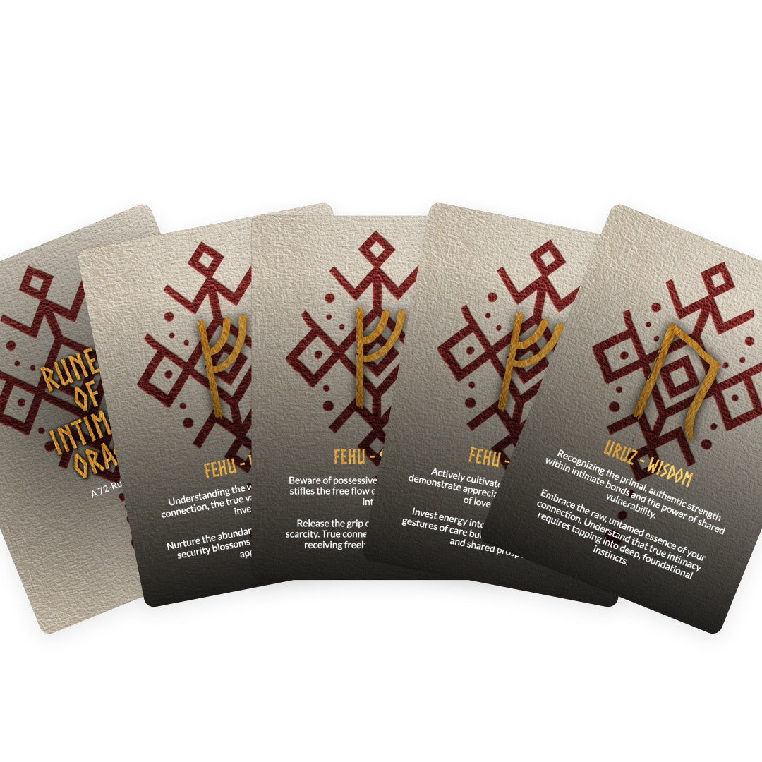 Runes of Intimacy Oracle Deck - 72 Cards