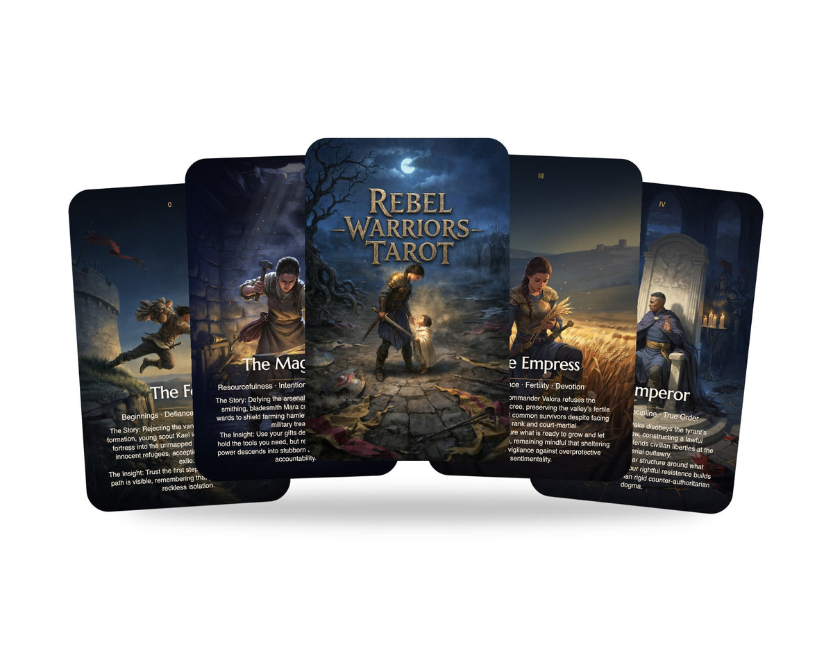 Rebel Warriors Tarot — arrangement 1
