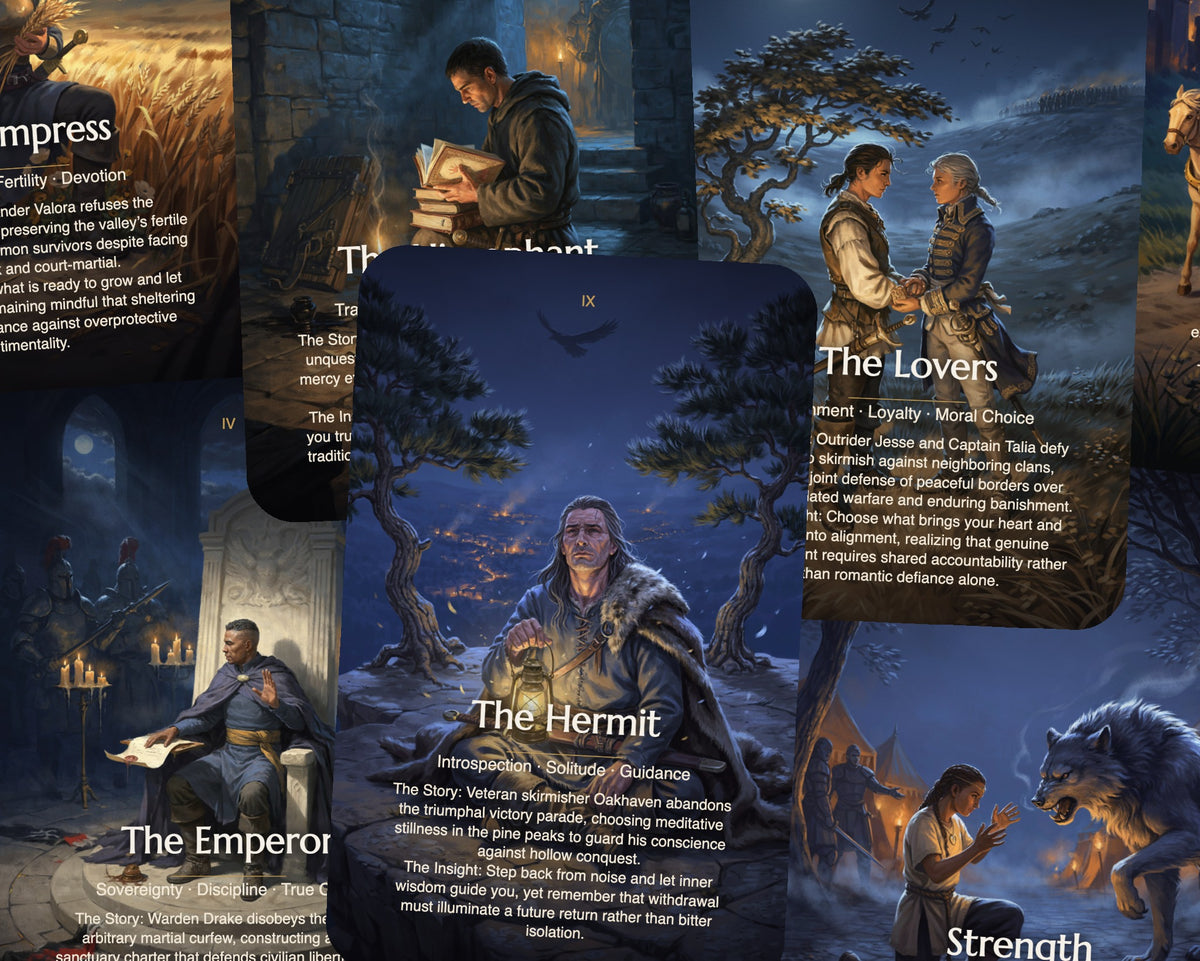 Rebel Warriors Tarot — arrangement 2