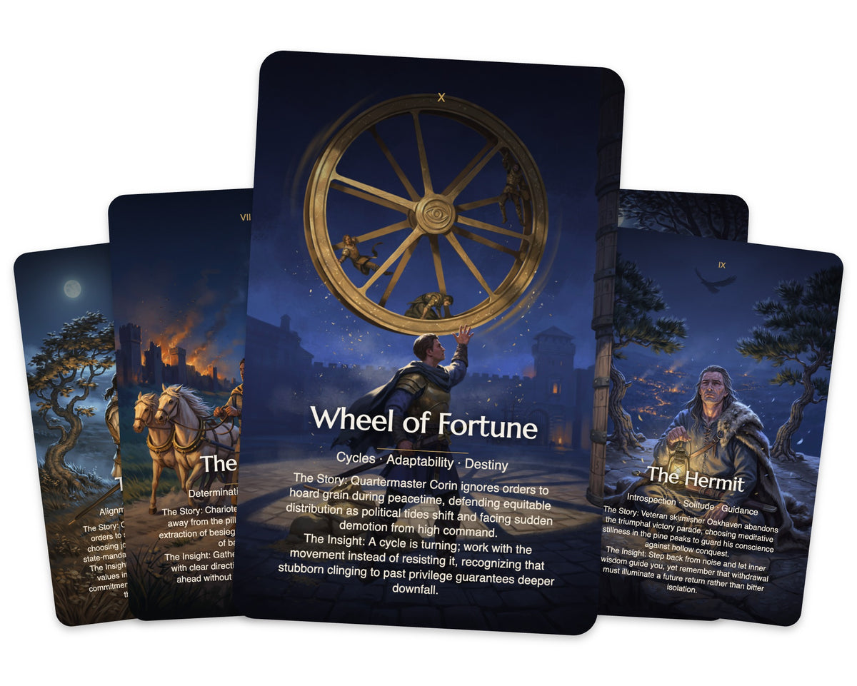 Rebel Warriors Tarot — arrangement 3