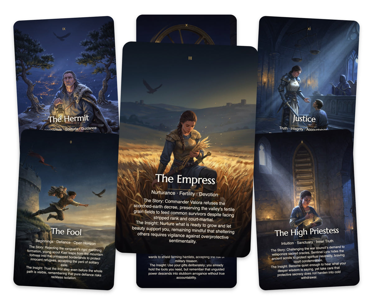 Rebel Warriors Tarot — arrangement 4