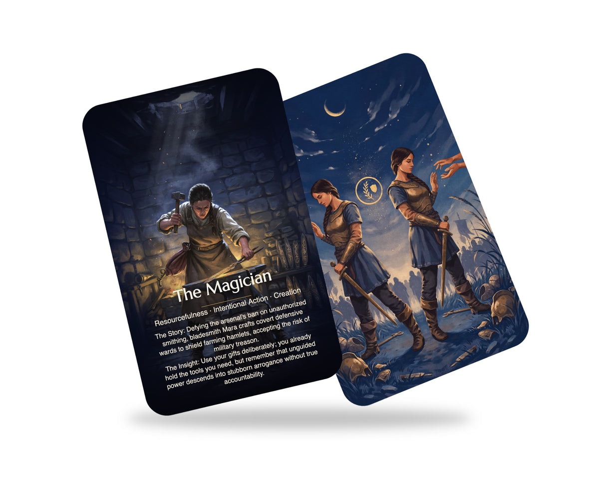 Rebel Warriors Tarot — arrangement 9