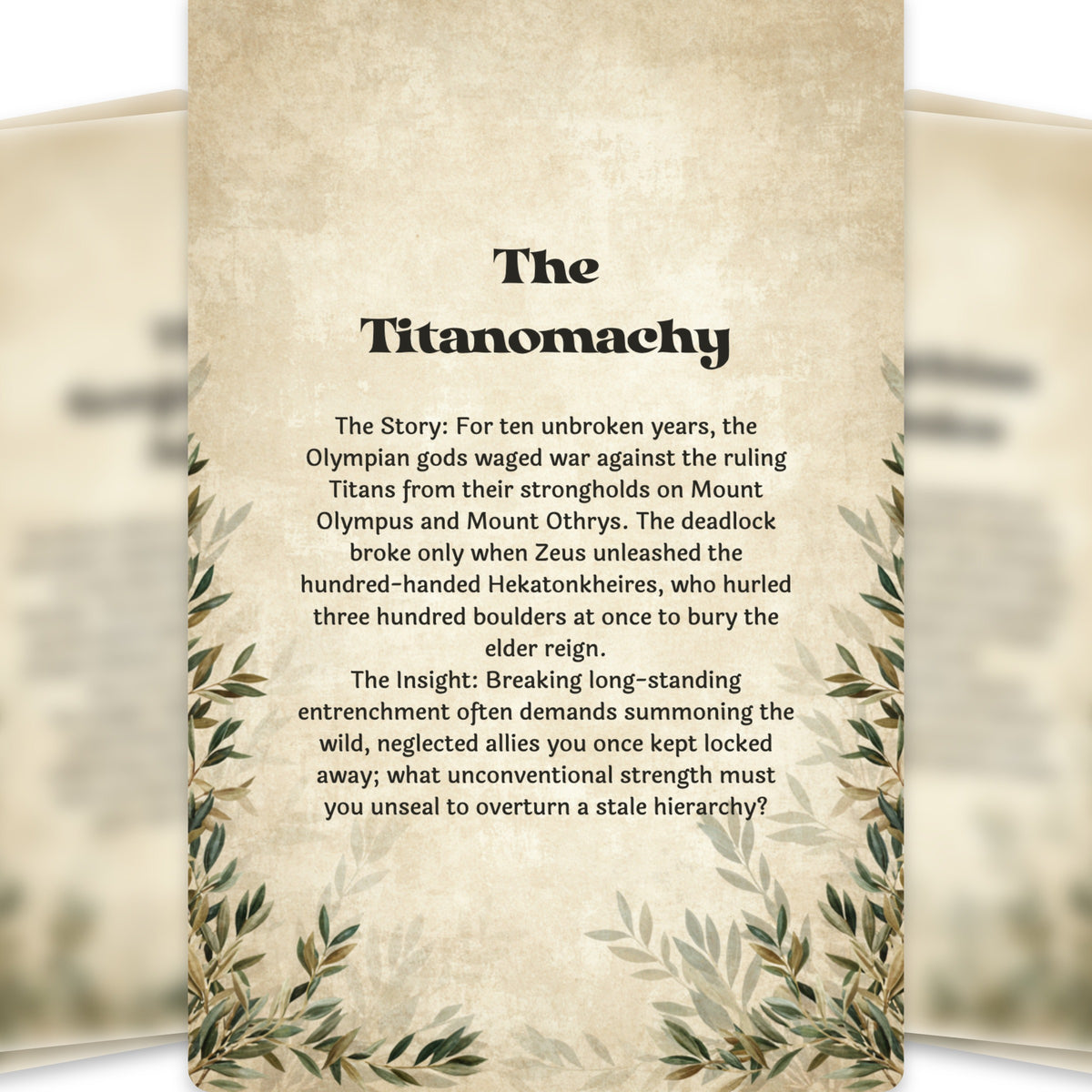 The Oracle of Greek Mythology – Gods, Heroes and Legends Oracle Cards, 22-Card Mythology Deck — arrangement 11