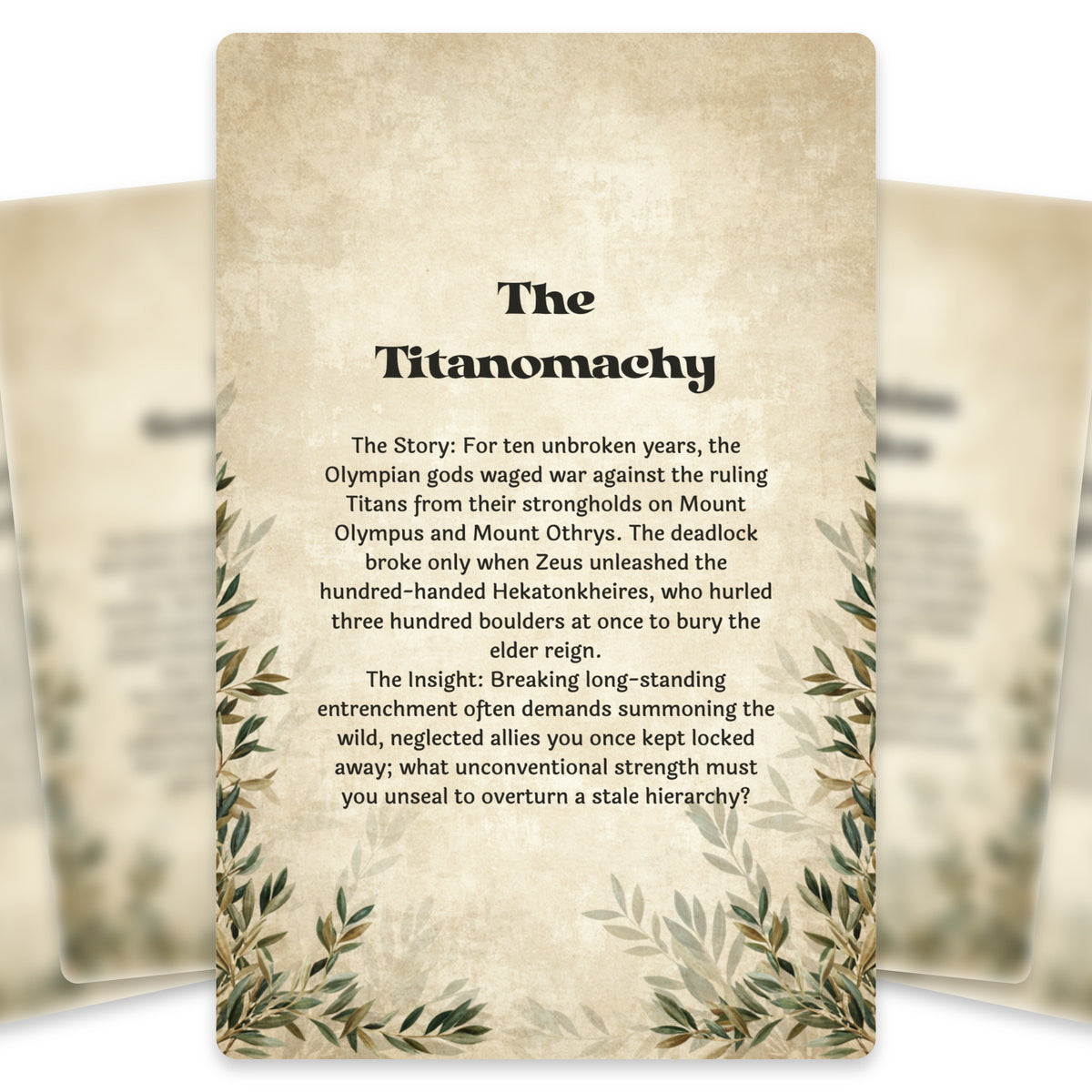 The Oracle of Greek Mythology – Gods, Heroes and Legends Oracle Cards, 22-Card Mythology Deck — arrangement 3