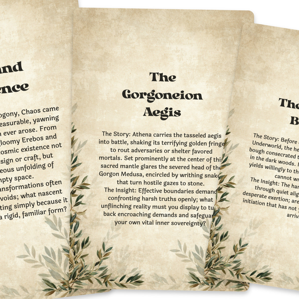 The Oracle of Greek Mythology – Gods, Heroes and Legends Oracle Cards, 22-Card Mythology Deck — arrangement 4