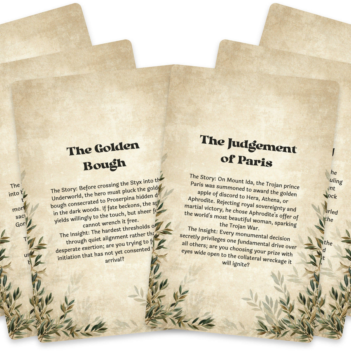 The Oracle of Greek Mythology – Gods, Heroes and Legends Oracle Cards, 22-Card Mythology Deck — arrangement 6