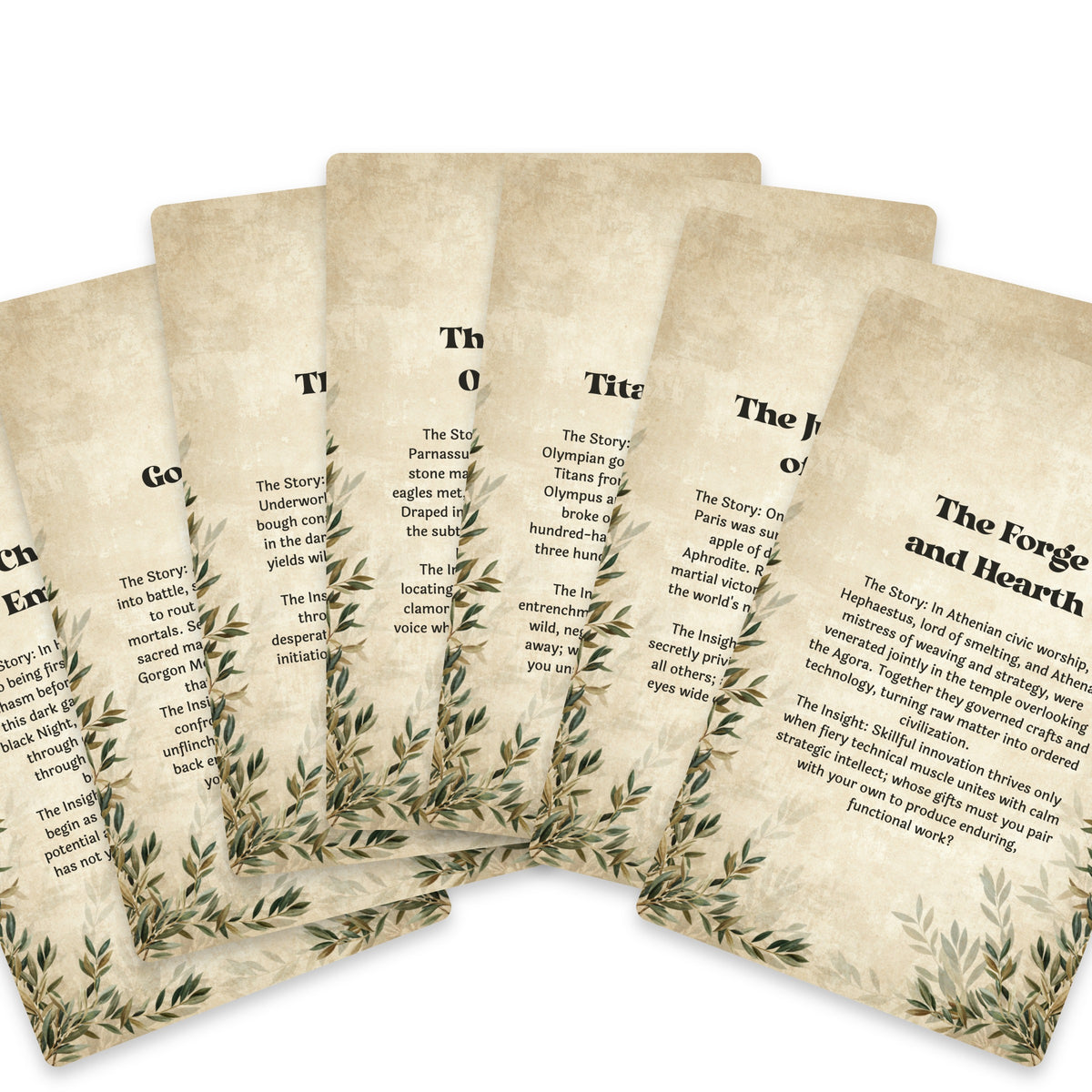 The Oracle of Greek Mythology – Gods, Heroes and Legends Oracle Cards, 22-Card Mythology Deck — arrangement 9
