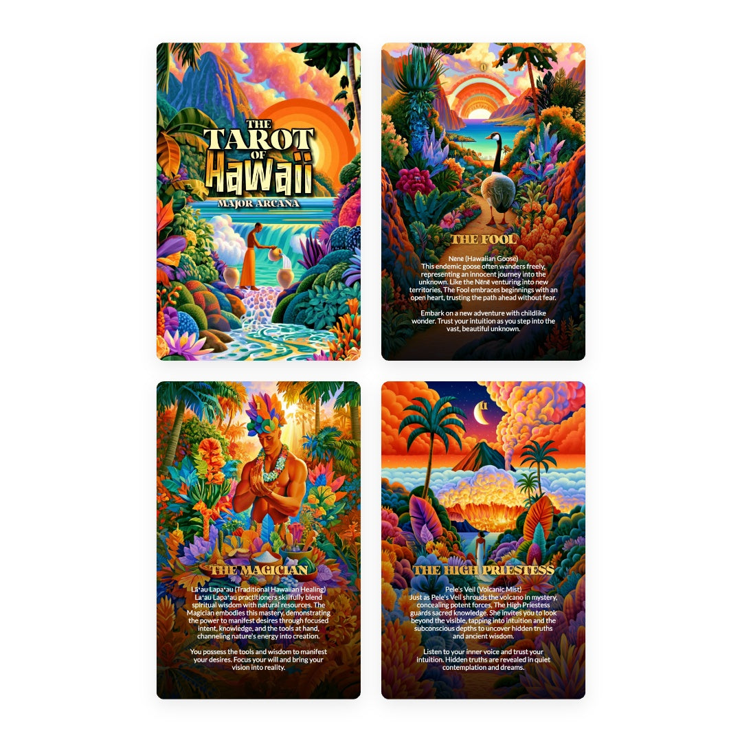 The Tarot of Hawaii - The 22 Major Arcana