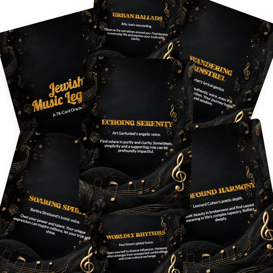 Jewish Music Legends - 78 Cards