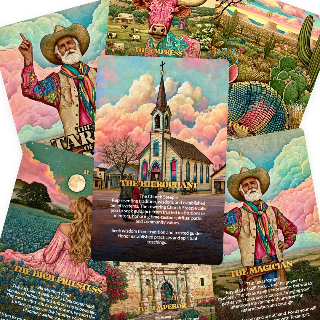 The Tarot of Texas - The 22 Major Arcana