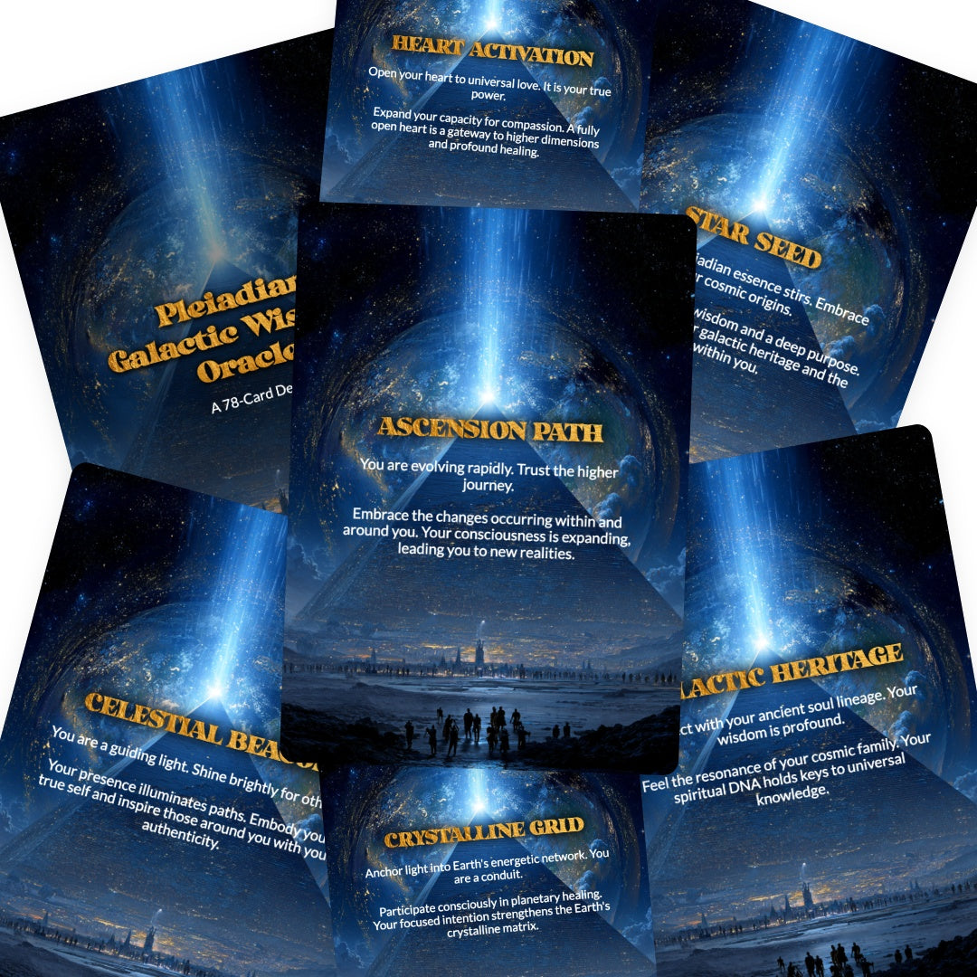 Pleiadian Galactic Wisdom Oracle Deck - 78 Cards