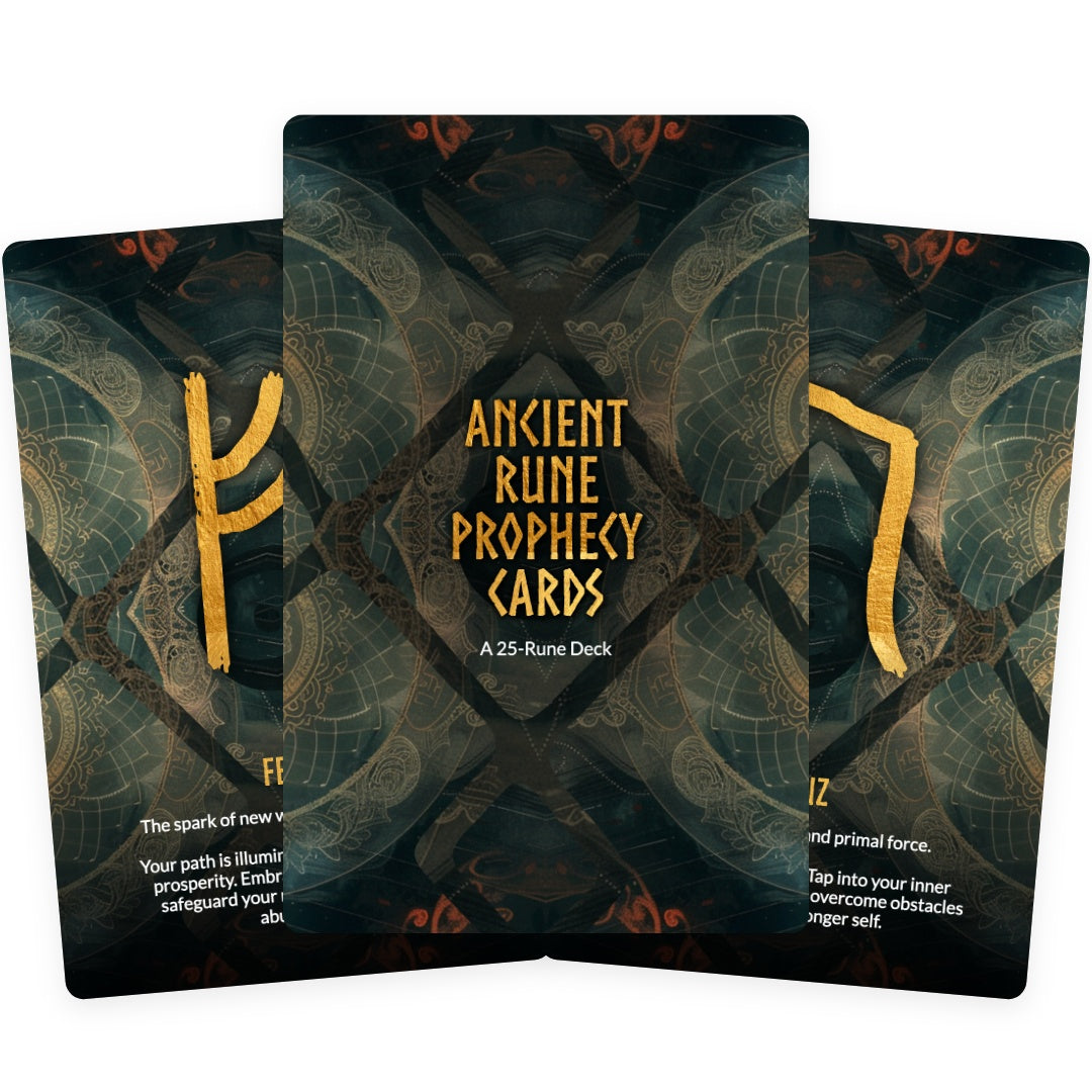 Ancient Rune Prophecy Cards