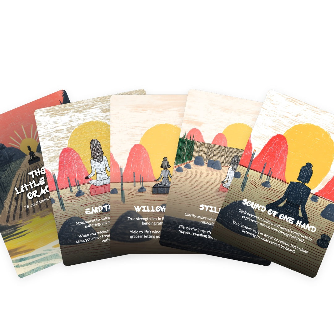 The Little Zen Oracle Deck - 78 small steps. Deep change.