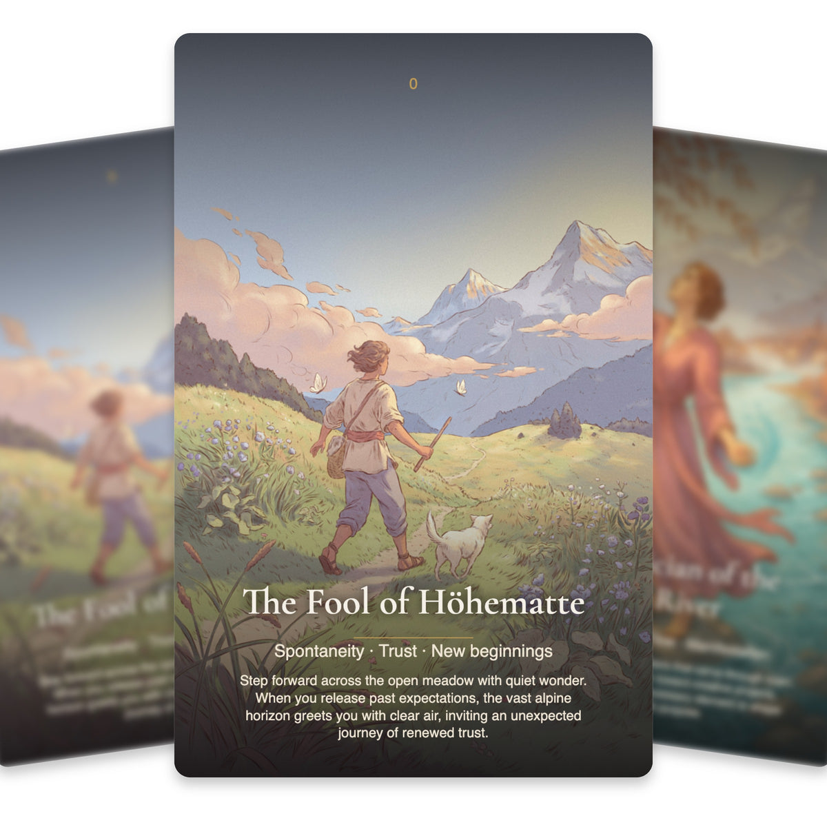 The Tarot of Interlaken — arrangement 5